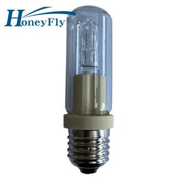 HoneyFly 10pcs JDD צילום הבזק הנורה/100W 150W/250W E27 ברור לבן חם הלוגן קוורץ צינור צילומי סטודיו אור מנורה