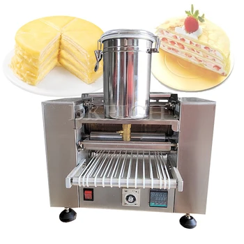 תות אלף עוגת שכבות שכבות מה שהופך את המכונה באופן אוטומטי לחלוטין צלי ברווז פנקייק להרכיב מכונה